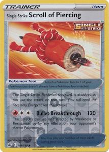 For The Players: Single Strike Scroll of Piercing - 154/198 - Uncommon