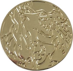 Dice Coins: Charizard Metal Coin (Pokemon) Ultra Premium Collection