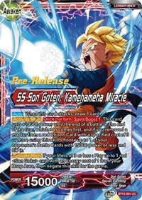 Saiyan Showdown Bt15: PRE RELEASE - Son Goten // SS Son Goten, Kamehameha Miracle - BT15-001