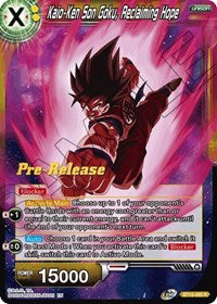 PRE RELEASE - Kaio-Ken Son Goku, Reclaiming Hope - BT15-093 R