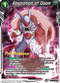 Saiyan Showdown Bt15: PRE RELEASE - Absorption of Doom - BT15-138 R