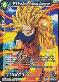 PRE RELEASE - SS3 Son Goku, Calamity Conqueror - BT14-035 R