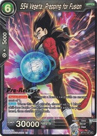 PRE RELEASE - SS4 Vegeta, Prepping for Fusion - BT14-127