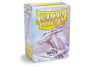 Sleeves: Sleeves - Dragon Shield - Box 100 - White Matte