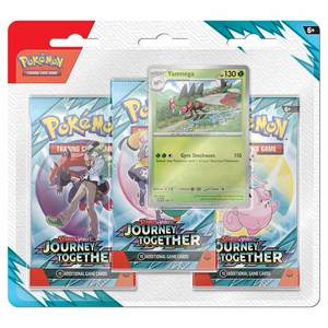 Pokemon Booster Packs: POKÉMON TCG Journey Together 3 Pack Blister