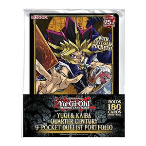YuGiOh Yugi & Kaiba Quarter Century 9-Pocket Duelist Portfolio