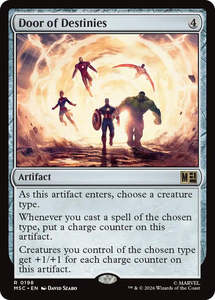 Door of Destinies (Surge Foil) (198) (Commander: Marvel Super Heroes)