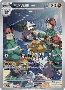Scarlet Violet Single Cards: Excadrill (174/162) (SV05: Temporal Forces)