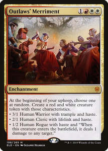 Scarlet Violet Single Cards: Outlaws' Merriment (198) (Throne of Eldraine)