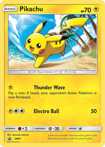 Sun Moon Promos: Pikachu - SM81 (SM81) (SM Promos)