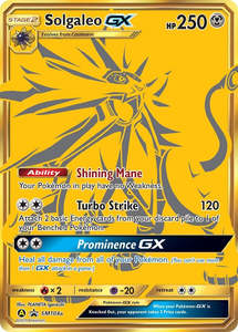 Sun Moon Promos: Solgaleo GX - SM104a (SM104a) (SM Promos)