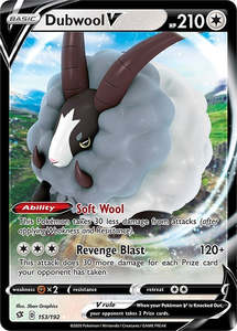 Our Best Selling Singles: Dubwool V (153/192) (SWSH02: Rebel Clash)