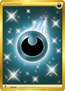 Our Best Selling Singles: Darkness Energy (Secret) (236/203) (SWSH07: Evolving Skies)