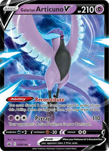 Our Best Selling Singles: Galarian Articuno V (058/198) (SWSH06: Chilling Reign)