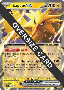 Promos: Zapdos ex - 049  - OVERSIZED CARD