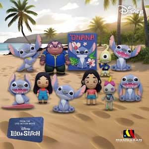 Toys Figurines: Lilo & Stitch (2025) - 3D PVC Bag Clips Blind Bag