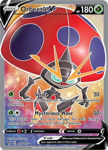 Vivid Voltage: Orbeetle V (Full Art) (166/185) (SWSH04)