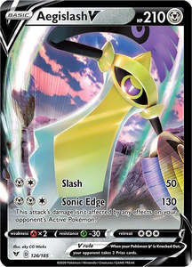 Vivid Voltage: Aegislash V (126/185) (SWSH04)