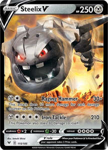 Vivid Voltage: Steelix V (115/185) (SWSH04)