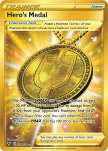 Hero's Medal (Secret) (201/185) (SWSH04)