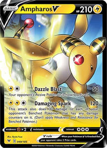 Vivid Voltage: Ampharos V (049/185) (SWSH04)