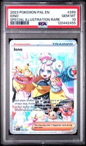 Pokemon: 2023 POKEMON PAL EN-PALDEA EVOLVED #269 IONO SPECIAL ILLUSTRATION RARE - PSA 10