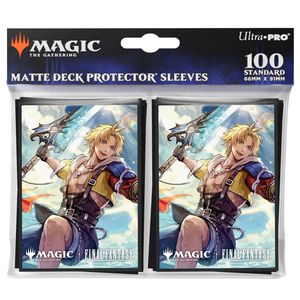 Sleeves: Ultra Pro: UP38704 Magic the Gathering - FINAL FANTASY 100ct Deck Protector Sleeves Commander D MtG - Tidus