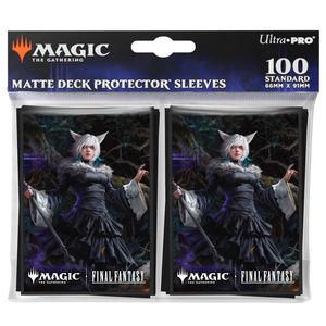Sleeves: Ultra Pro: UP38702 Magic the Gathering - FINAL FANTASY 100ct Deck Protector Sleeves Commander B MtG