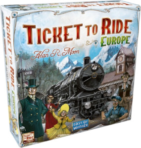 Board Games: Ticket to Ride Europe