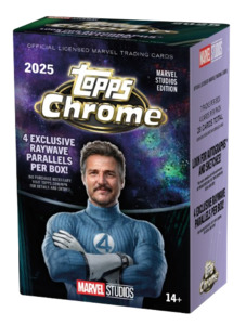 Topps 2025 Chrome Marvel Studios Cinema Blaster Box