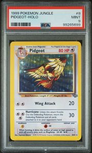 1999 POKEMON JUNGLE #8 PIDGEOT-HOLO - PSA 9