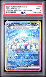 2024 POKEMON SCR EN-STELLAR CROWN #170 TERAPAGOS ex SPECIAL ILLUSTRATION RARE - PSA 9