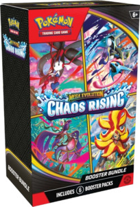 PRE ORDER - Pokémon TCG: Mega Evolution Chaos Rising Booster Bundle