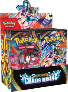 Pokemon Booster Boxes Etbs: PRE ORDER - Pokémon TCG: Mega Evolution Chaos Rising Booster
