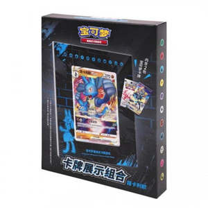 Pokémon Lucario Card Display Gift Set - Simplified Chinese Version