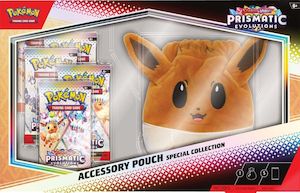 New Arrivals: **PRE-ORDER** Pokemon Accessory Pouch - S&V Prismatic Evolutions