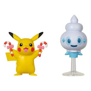 Pokemon Plushies: Pokemon Pikachu & Vanillite Xmas Battle Figure Pack