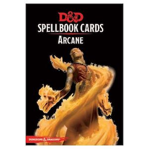 D D Maps And Tokens: Dungeons and Dragons- Spellbook Cards-Arcane