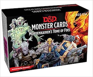 D D Maps And Tokens: Dungeons and Dragons- Monster Cards: Mordenkainen's Tome of Foes