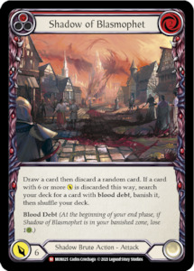 Shadow of Blasmophet [MON125-RF] (Monarch)  1st Edition Rainbow Foil