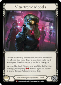 Crucible Of War Unlimited Singles: Viziertronic Model i [U-CRU102] (Crucible of War Unlimited)  Unlimited Normal