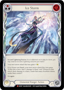 Tales Of Aria 1st Edition: Ice Storm [ELE037] (Tales of Aria)  1st Edition Rainbow Foil