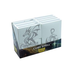 Deck Boxes: Dragon Shield Cube Shell (8 Pack) - White