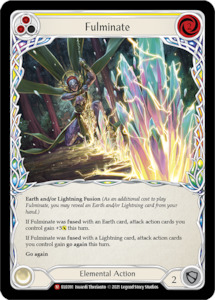 Fulminate [ELE091] (Tales of Aria)  1st Edition Rainbow Foil