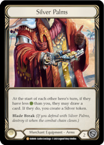 Fab Singles Legendary: Silver Palms [EVR086] (Everfest)  1st Edition Cold Foil