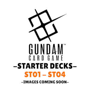 Sale Items: **PRE-ORDER** Gundam TCG Starter Decks - [ST01 to ST04]