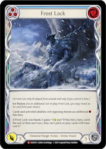 Frost Lock [ELE035] (Tales of Aria) 1st Edition Rainbow Foil