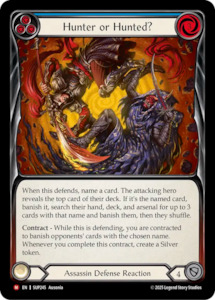 Fab Singles: Hunter of Hunted? (Blue) [SUP245] (Super Slam) Rainbow Foil