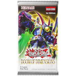 Yu Gi Oh Booster Packs: YGO Booster Pack - Doom of Dimensions (1st Edition)