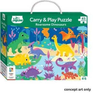 Junior Jigsaw Carry & Play Roarsome Dinosaurs